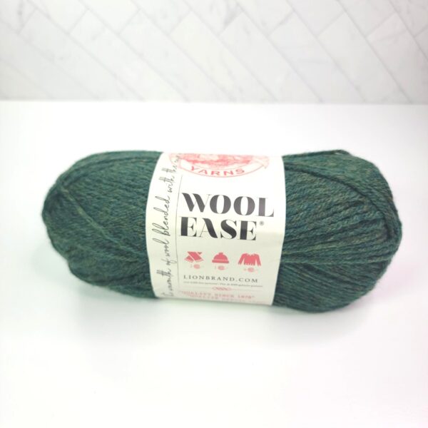 Image of Lion Brand Wool Ease Solids, Heathers, Twists in Forest Green Heather