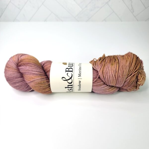 Image of Ash & Bumble Merino Fingering in Mallow Flower