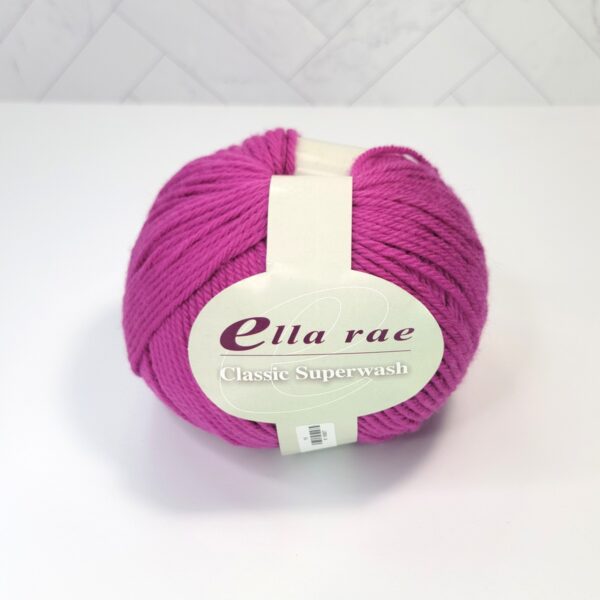 Ella Rae Classic Superwash in 10 Pink