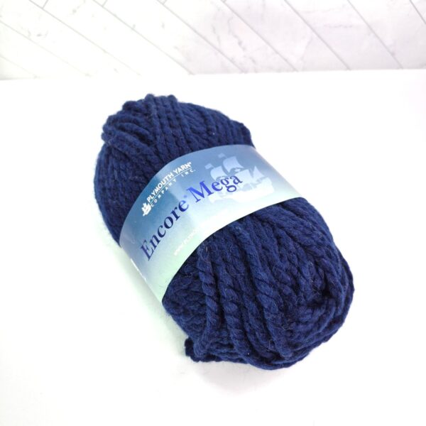 Image of Plymouth Yarn Encore Mega in 848 Navy