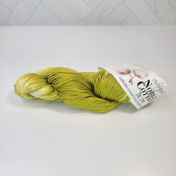 Cascade Yarns Noble Cotton Hand Dyed in 701 Variegated Green