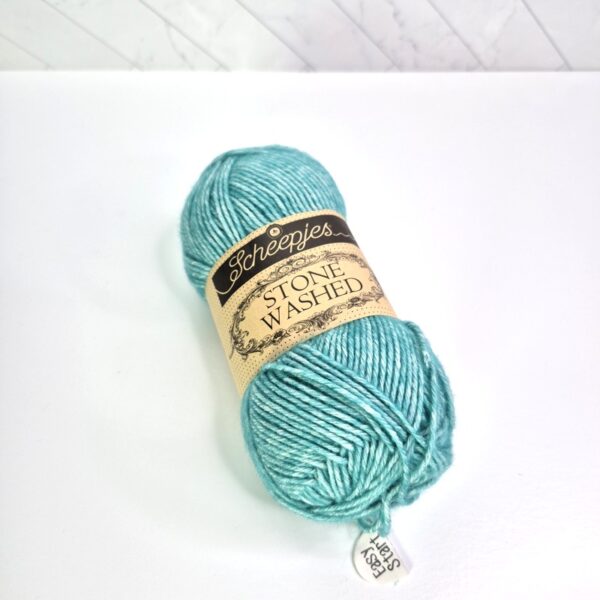 Image of Scheepjes Stone Washed in 815 Green Agate